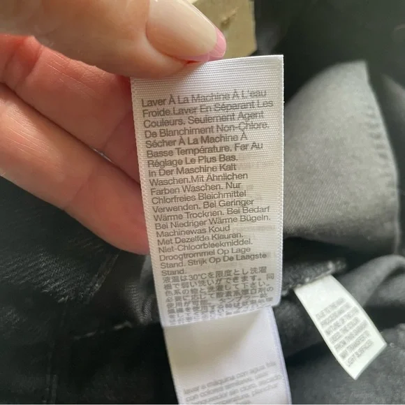 Madewell The Mom Jean Short Short Black NWT Plus Size 32 - Picture 7 of 9